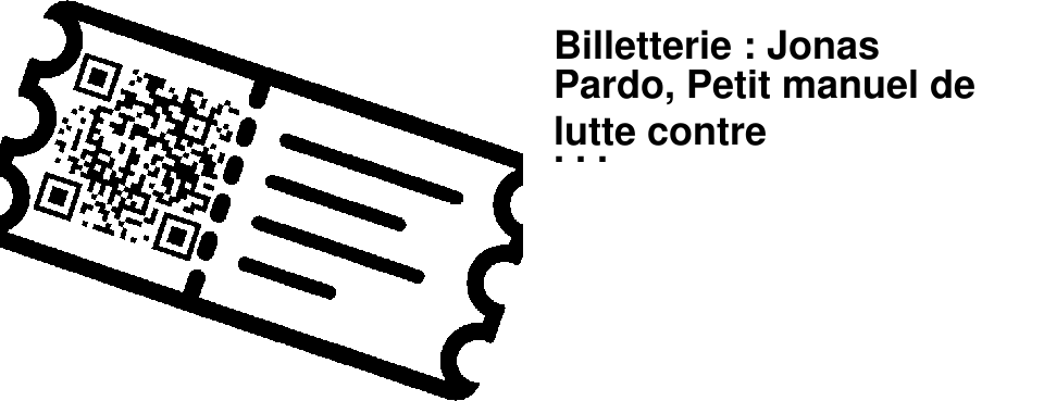 Billetterie : Jonas Pardo, Petit manuel de lutte contre l'antis�mitisme, Samedi 15 mars � 16h30 au Brouillon